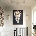 Бра настенное высокое из стеклянных трубочек Gladia варинант исполнения - 3 | Loft Concept в Самаре