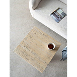 Столик приставной с квадратной столешницей Textured Cream Table варинант исполнения - 5 | Loft Concept в Самаре