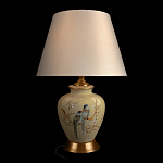 Настольная лампа бежевая с изображением птиц Slip Away варинант исполнения - 2 | Loft Concept в Самаре