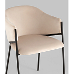 Стул Brace велюр молочный варинант исполнения - 2 | Loft Concept в Самаре