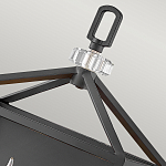 Бра в черном цвете с двумя лампами в форме свечи и стеклянными элементами Hinkley варинант исполнения - 2 | Loft Concept в Самаре