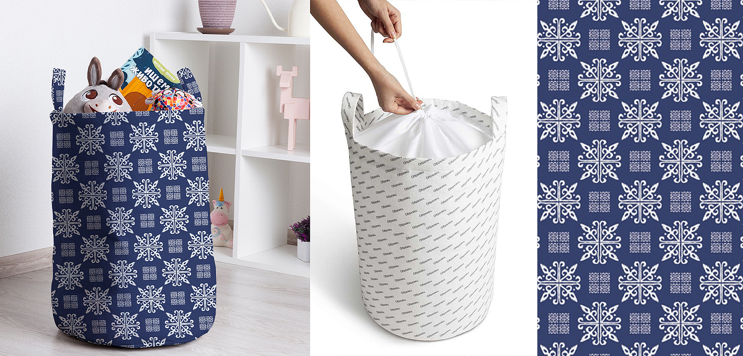 Корзина Snowflakes Basket Корзина Snowflakes Basket - Loft-Concept в Самаре