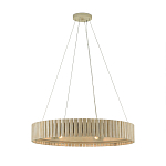 Люстра круглая из толстых деревянных реек Natural Style варинант исполнения - 2 | Loft Concept в Самаре
