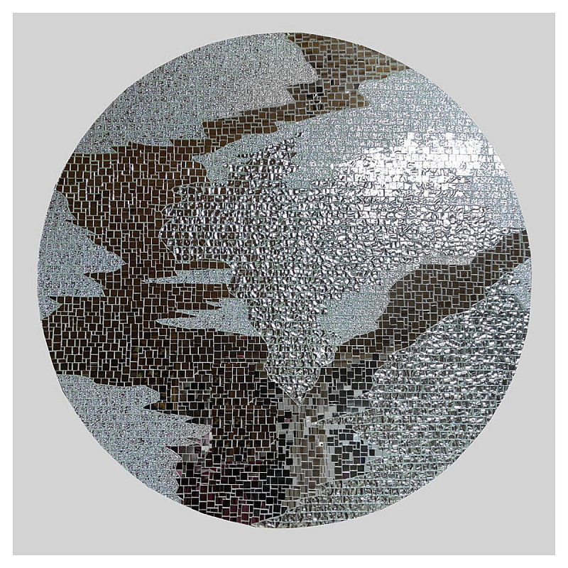 Панно «Moon light» Серый Зеркало в Самаре | Loft Concept 