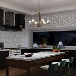  Люстра с прозрачными рифлеными цилиндрическими плафонами Kichler варинант исполнения - 28 | Loft Concept в Самаре