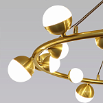 Люстра подвесная светодиодная с плафонами в форме шара Italian Globe Cedar Moss Light варинант исполнения - 3 | Loft Concept в Самаре