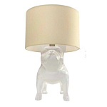 Настольная лампа COLLECTION OF DOGS с абажуром Бульдог варинант исполнения - 2 | Loft Concept в Самаре