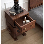 Тумбочка прикроватная с ящиком и дверцей Робот Robot Desk варинант исполнения - 6 | Loft Concept в Самаре