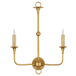 Бра настенное золотого цвета в форме подсвечника Graceful Smoothness варинант исполнения - 3 | Loft Concept в Самаре