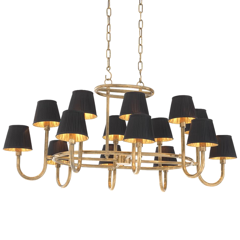 Люстра Chandelier Sparrows Латунь Черный в Самаре | Loft Concept 