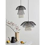 Подвесной светильник Black Grey Mesh Tube Lampshade Hanging Lamp варинант исполнения - 6 | Loft Concept в Самаре
