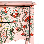 Комод розовый с росписью Цветы L.XV CHEST OF DRAWERS Flowers варинант исполнения - 3 | Loft Concept в Самаре