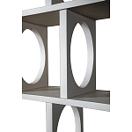 Белый дизайнерский Стеллаж Ring White Wood Bookcase варинант исполнения - 3 | Loft Concept в Самаре