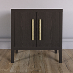 Тумбочка Primo с дверцами шпон темный орех варинант исполнения - 2 | Loft Concept в Самаре