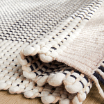 Ковер Woven from Wool с бахромой по краям варинант исполнения - 2 | Loft Concept в Самаре