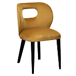Стул велюровый горчичный Verified варинант исполнения - 3 | Loft Concept в Самаре