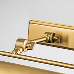 Светильник для картин цвета состаренная латунь с широким плафоном на прямоугольном основании Elstead Lighting варинант исполнения - 9 | Loft Concept в Самаре