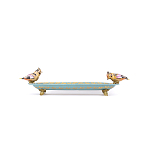 Блюдо фарфоровое Экзотические птички Vivole варинант исполнения - 2 | Loft Concept в Самаре