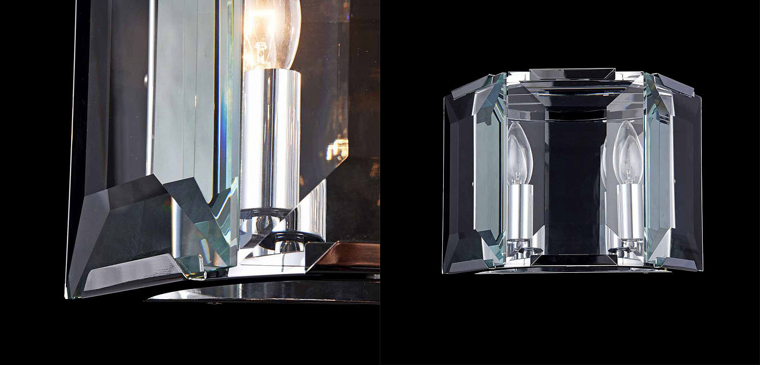 Бра Lari Harlow Crystal Round chrome Бра Lari Harlow Crystal Round chrome - Loft-Concept в Самаре