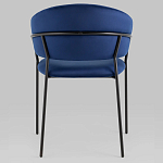 Стул в велюре синего цвета Horizon варинант исполнения - 4 | Loft Concept в Самаре