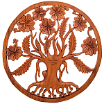 Панно из дерева Foliage Panel With Trees варинант исполнения - 1 | Loft Concept в Самаре