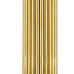 Подвесной светильник золотой в форме цилиндра из тонких металлических трубок  Long Tubular Lampshade варинант исполнения - 1 | Loft Concept в Самаре