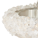 Люстра светодиодная фактурная в форме кольца Amber Crystal варинант исполнения - 2 | Loft Concept в Самаре