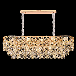 Люстра овальная каскадная с подвесками в форме колец Galaxy of Light варинант исполнения - 4 | Loft Concept в Самаре