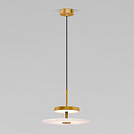 Светодиодный подвесной светильник латунь с мраморным рассеивателем варинант исполнения - 1 | Loft Concept в Самаре