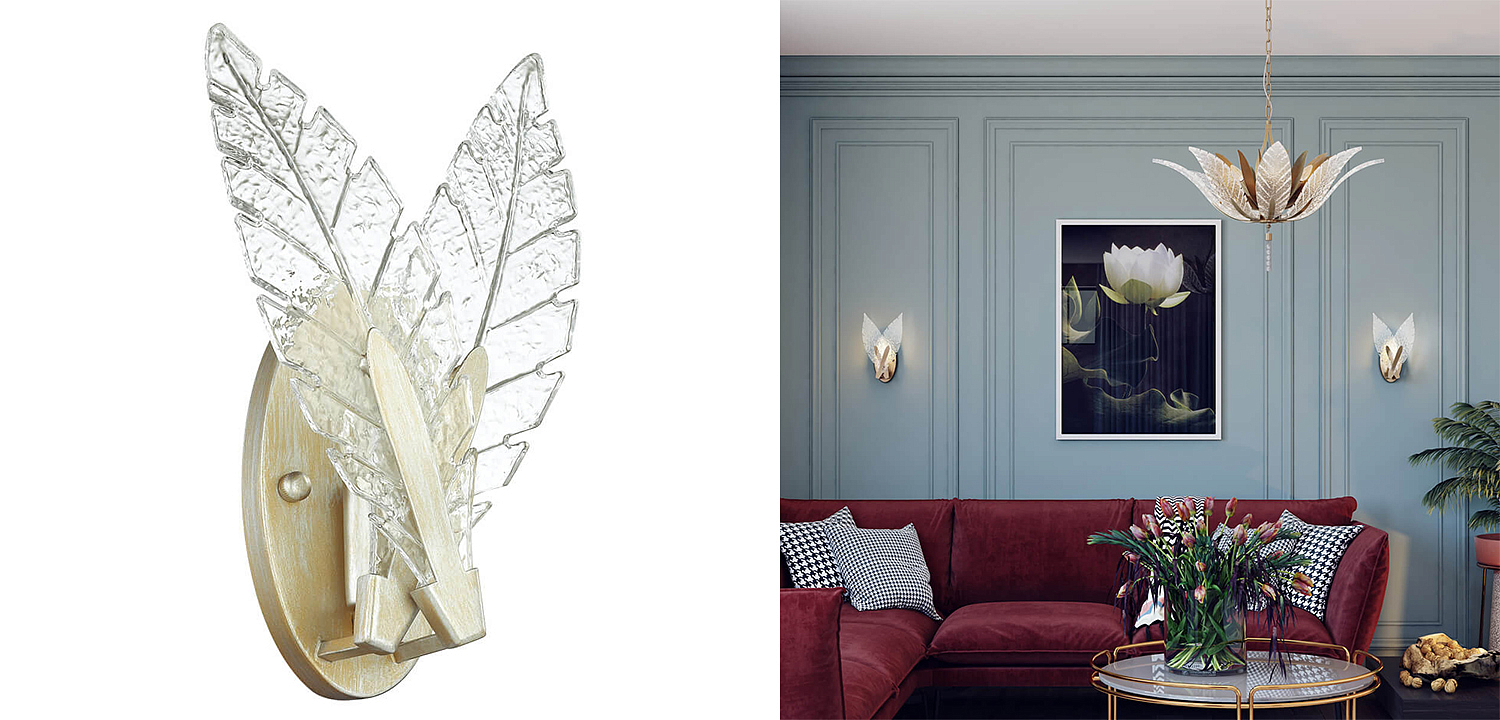 Бра Glass Petals Sconce Бра Glass Petals Sconce - Loft-Concept в Самаре