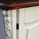 ТВ-тумба в стиле прованс из массива дерева Montmartre Wooden Provence TV Stand варинант исполнения - 2 | Loft Concept в Самаре