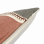 Подушка декоративная с геометрическим узором и плетенными вставками Divine Abstractions варинант исполнения - 3 | Loft Concept в Самаре