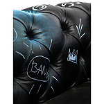 Кресло "Баския и Уорхол" Basquiat Warhol graffiti chair натуральная кожа варинант исполнения - 8 | Loft Concept в Самаре