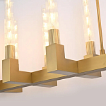 Люстра CANELLE Linear Chandelier 12 Modern Brass варинант исполнения - 3 | Loft Concept в Самаре
