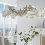 Люстра White Bionic Petals Flo Ring Chandelier варинант исполнения - 2 | Loft Concept в Самаре