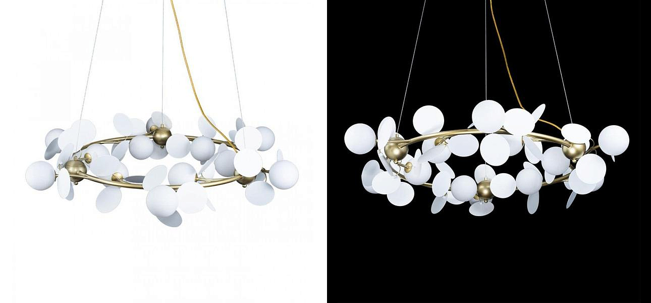 Люстра MATISSE Chandelier circle White диаметр 105 Люстра MATISSE Chandelier circle White диаметр 105 - Loft-Concept в Самаре