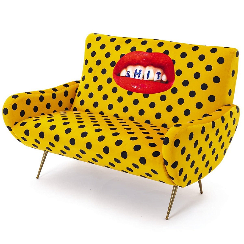 Диван Seletti Sofa Two Seater Shit Желтый Диван Seletti Sofa Two Seater Shit Желтый в Самаре | Loft Concept