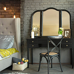 Туалетный столик Stylish Black варинант исполнения - 2 | Loft Concept в Самаре