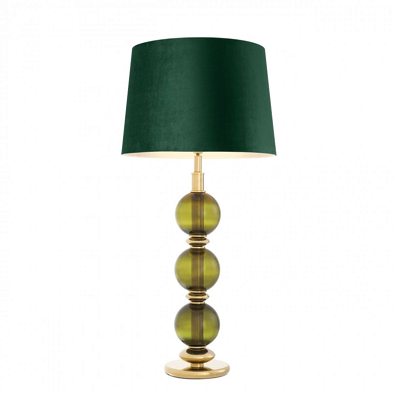 Настольная лампа Eichholtz Table Lamp Fondoro Глянцевое золото Зеленый Настольная лампа Eichholtz Table Lamp Fondoro Глянцевое золото Зеленый в Самаре | Loft Concept