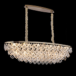 Люстра овальная с каскадом из подвесных прозрачных элементов Attractiveness варинант исполнения - 1 | Loft Concept в Самаре