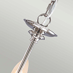 Люстра цвета никель с прозрачными стеклянными подвесками в форме капель Elstead Lighting варинант исполнения - 9 | Loft Concept в Самаре