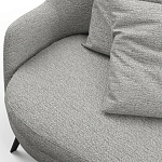 Мебельная ткань Шенилл серый цвет 138 см T4-29 варинант исполнения - 4 | Loft Concept в Самаре