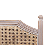 Изголовье кровати коричневое с обивкой из ротанга Olivia Headboard варинант исполнения - 2 | Loft Concept в Самаре