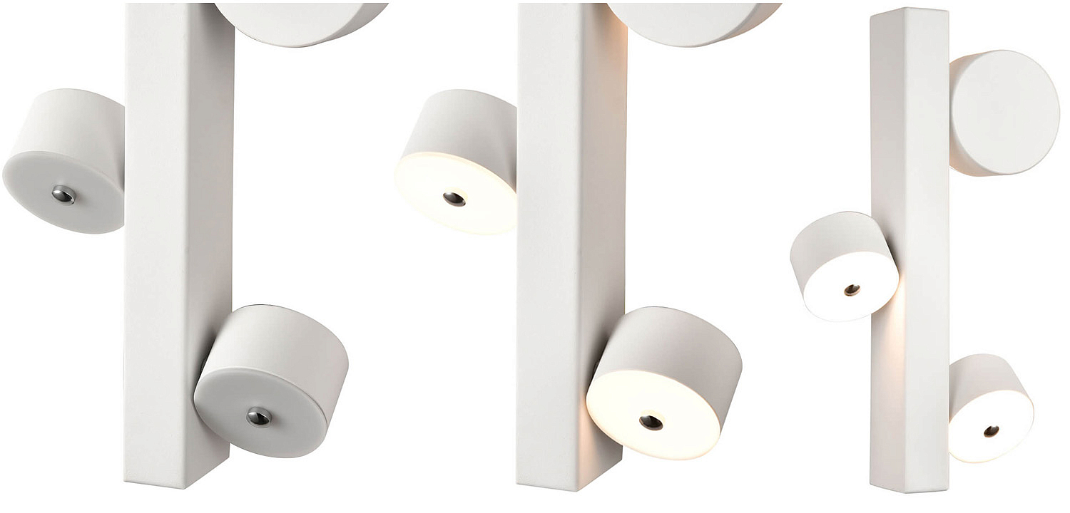 Бра Pohon White Circles Wall Lamp Бра Pohon White Circles Wall Lamp - Loft-Concept в Самаре