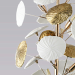 Торшер в виде белых и золотых цветов Bouquet of Light варинант исполнения - 3 | Loft Concept в Самаре