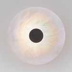 Бра светодиодный с мраморным рассеивателем черный  варинант исполнения - 1 | Loft Concept в Самаре