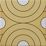 Дизайнерская плитка с узором Диски варинант исполнения - 2 | Loft Concept в Самаре