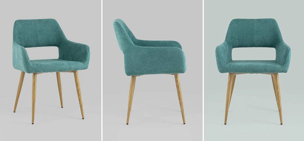 Стул NEASAN Chair Бирюзовый Цвет Стул NEASAN Chair Бирюзовый Цвет - Loft-Concept в Самаре