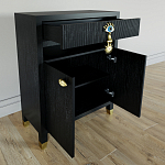 Комод Elsa Dreams Black Двухстворчатый  варинант исполнения - 2 | Loft Concept в Самаре