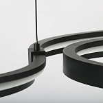 Люстра подвесная светодиодная в виде волнообразной ленты Ribbon Vortex варинант исполнения - 8 | Loft Concept в Самаре